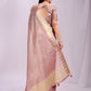 Shree Shyam Fashion Organza Pink Saree
