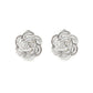 Flower Diamond Earrings- Ruby Raang | Swadesiicart