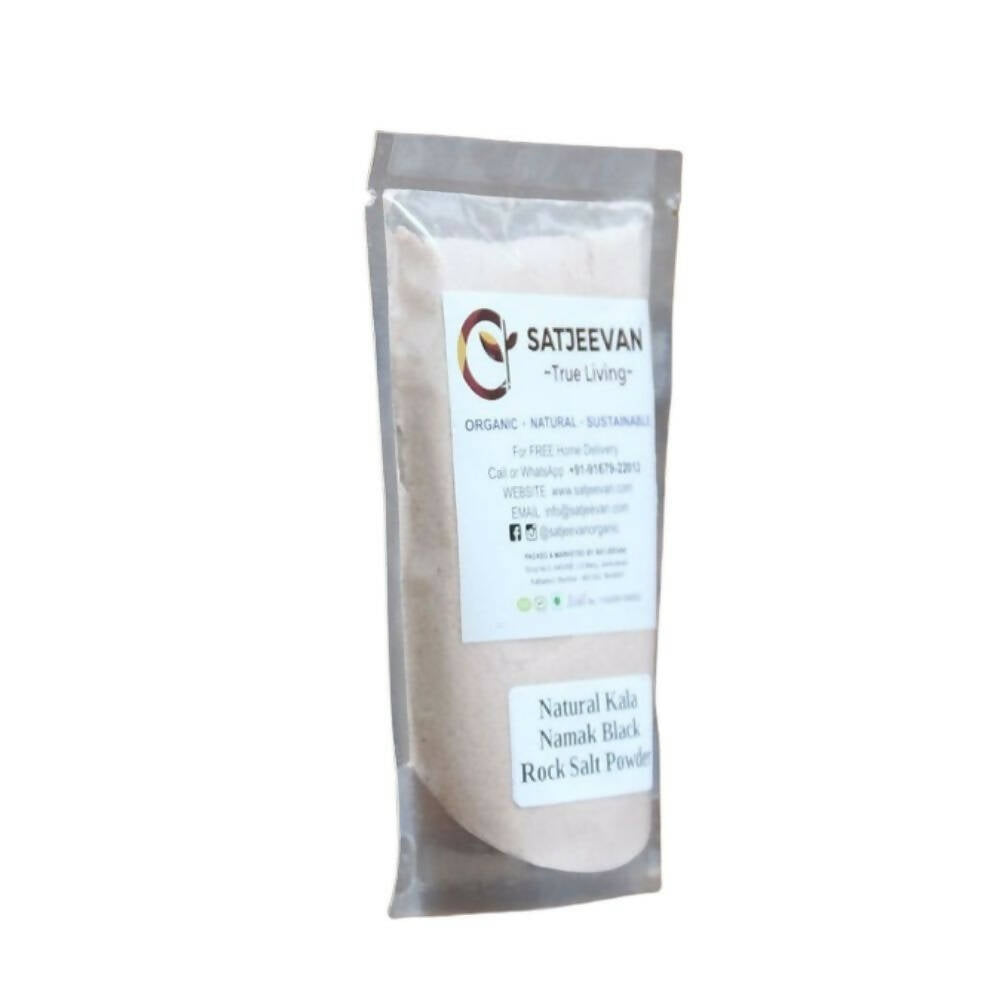Satjeevan Natural Kala Namak Black Rock Salt Powder - Swadesiicart