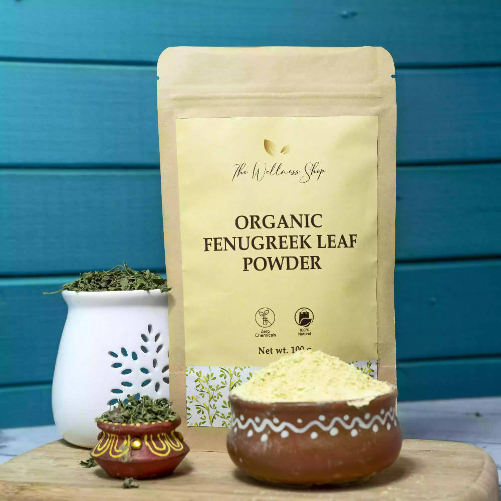 The Wellness Shop Organic Fenugreek Leaf Powder | Swadesiicart