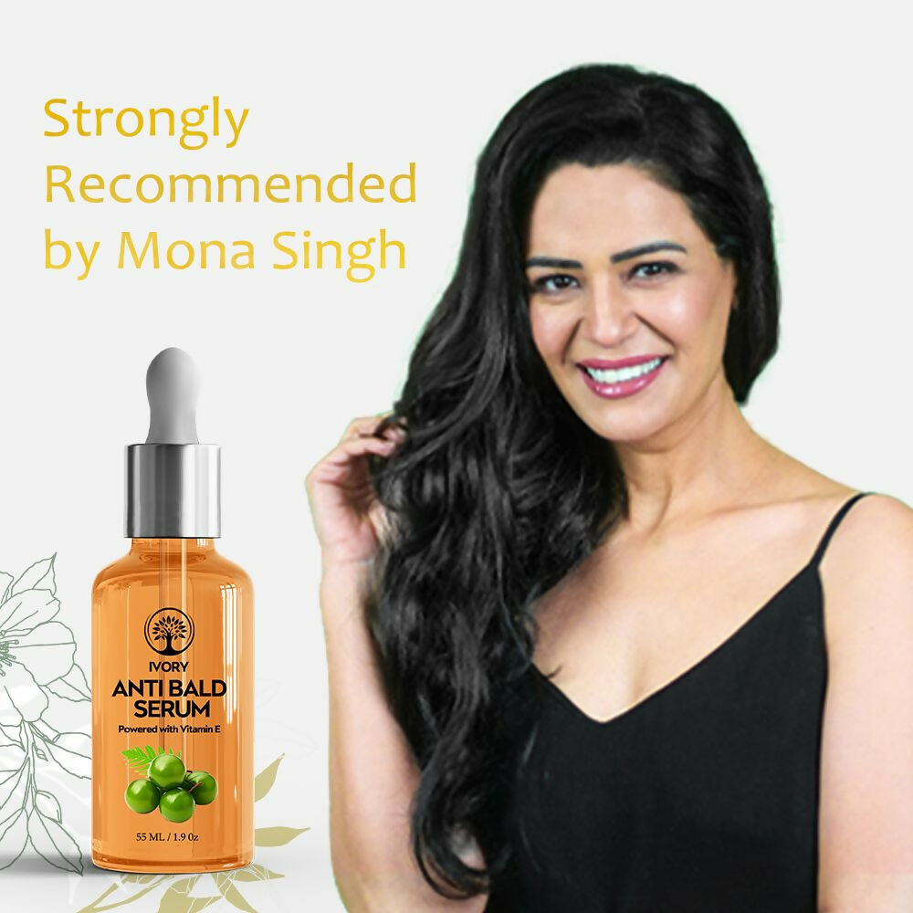 Ivory Natural Bald Serum For Baldness, Hair Thinning And Hair Fall | Swadesiicart