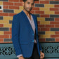 Teal Blue Smart-Casual Co-Ord Set by Hilo Design - Swadesiicart