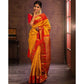 DEIANA'S Beautiful Designer Golden zari Soft Lichi Silk Saree - Yellow - Swadesiicart