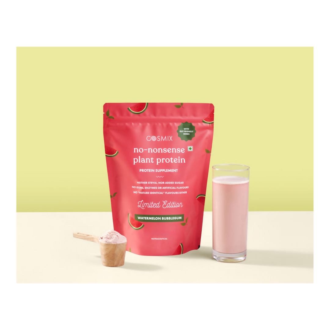 Cosmix No Nonsense Plant Protein Watermelon Bubblegum | Swadesiicart