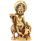 Estele Gold-Polished Spiritual Lord Krishna Idol for Home/Car Decor - Swadesiicart