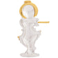 Estele Gold-Polished Divine Lord Krishna Idol for Home/Car Decor - Swadesiicart