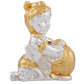 Estele Gold-Polished Makhan Chor Bal Sri Krishna Idol for Home/Car decor - Swadesiicart