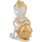 Estele Gold-Polished Makhan Chor Bal Sri Krishna Idol for Home/Car decor - Swadesiicart