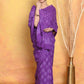 Very Much Indian Handblock Printed Cotton Saree With Natural Dyes - Purple | Swadesiicart