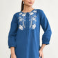 Joban Fashion Royal Blue Cotton Coord Set - Swadesiicart