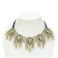 Mominos Fashion Johar Kamal Oxidised Gold-Polished Ganesha Design Necklace Choker Set | Swadesiicart
