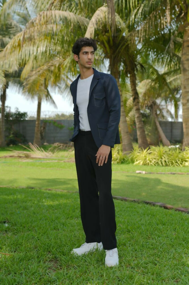 Dual-Tone Smart Utility Co-Ord Set by Hilo Design - Swadesiicart