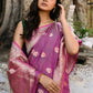 Joban Fashion Magenta Pure Katan Pure Handloom Banarasi Silk Saree | Swadesiicart