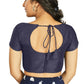 Aastha Fashion Women's Navy Blue Art Silk Designer Festive Wear Readymade Blouse