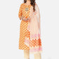 NOZ2TOZ Women Yellow Cotton Kurta with Pant & Dupatta (3pcs Set) - Noz2Toz