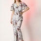 Myshka Women's Multi Printed Top With Trousers - Swadesiicart