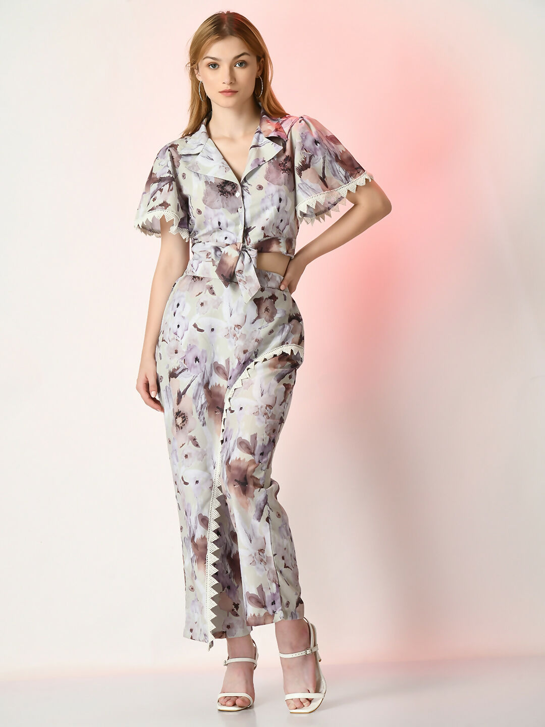 Myshka Women's Multi Printed Top With Trousers - Swadesiicart