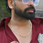 VOJ Gold-Polished Biscuit Chain With Hearts | Swadesiicart