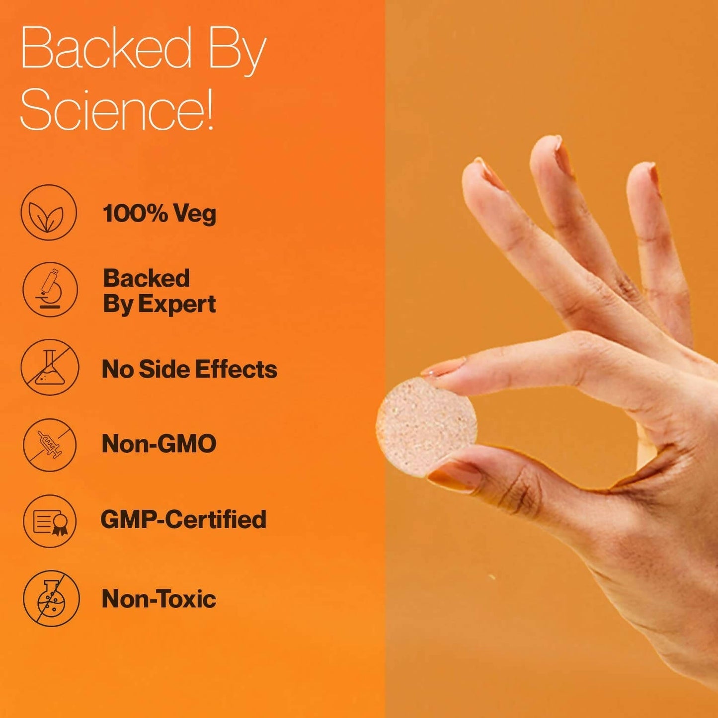 Setu Vitamin C: Fizz - 20 Effervescent Tablets - Swadesiicart