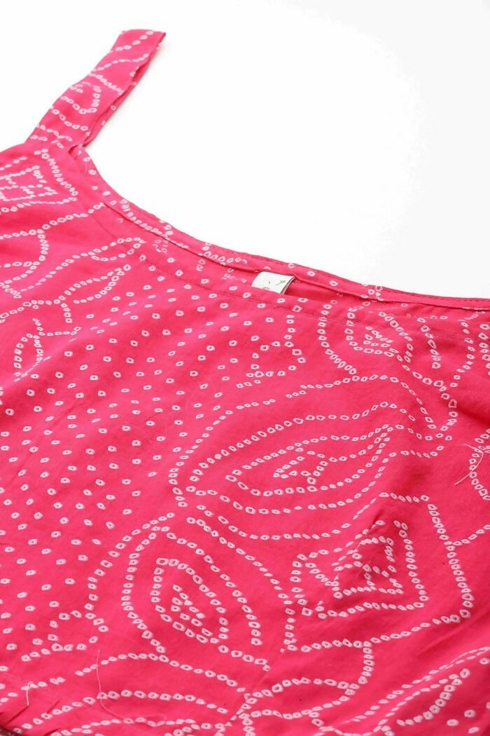 Ahalyaa Women's Traditional Wear Co-ods - Pink - Swadesiicart