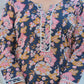 Kaajh Women's Grey Floral Printed Kurta With Sharara | Swadesiicart