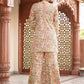 Kaajh Women's Yellow Floral Printed Kurta With Sharara | Swadesiicart