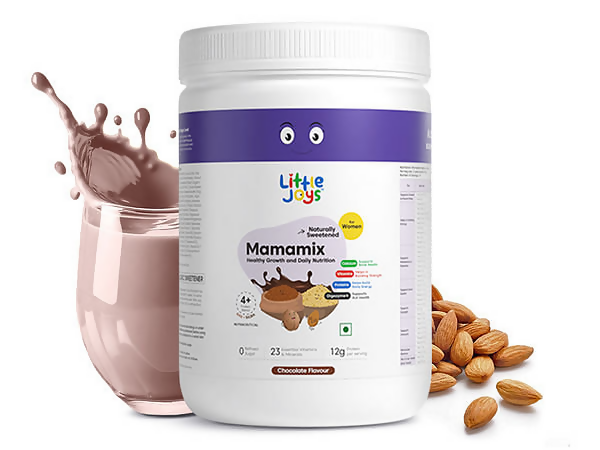 Little Joys MamaMix & NutriMix (For Moms & Kids) Combo - Chocolate Flavor - Swadesiicart