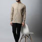 Even Apparels Beige Color Pure Cotton Men's Kurta With Band Collar (SLD072) | Swadesiicart