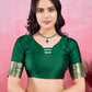 Vedant Vastram Banarasi Silk Fashion Saree - Green | Swadesiicart