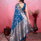 Vedant Vastram Banarasi Silk Fashion Saree - Morpinch | Swadesiicart