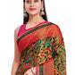 Vamika Golden Yellow Designer Chiffon Brasso Saree With Exclusive Banarasi Lace | Swadesiicart