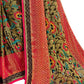 Vamika Golden Yellow Designer Chiffon Brasso Saree With Exclusive Banarasi Lace | Swadesiicart