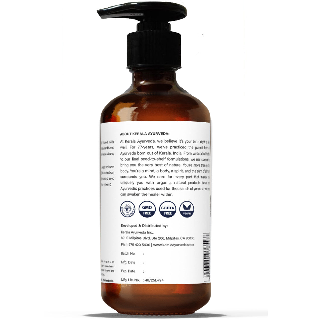 Kapha Massage Oil - Dharani