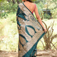 Joban Fashion Green Banarasi Soft Pure Handloom Banarasi Silk Saree | Swadesiicart