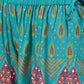 Anubhutee Blue Floral Embroidered Empire Sequinned Kurta with Skirt | Swadesiicart