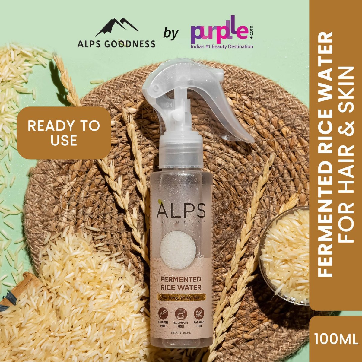 Alps Goodness Fermented Rice Water For Hair & Skin - Swadesiicart