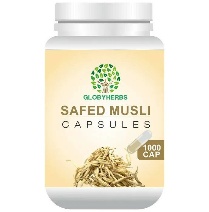 Globyherbs Safed Musli Capsules - Swadesiicart