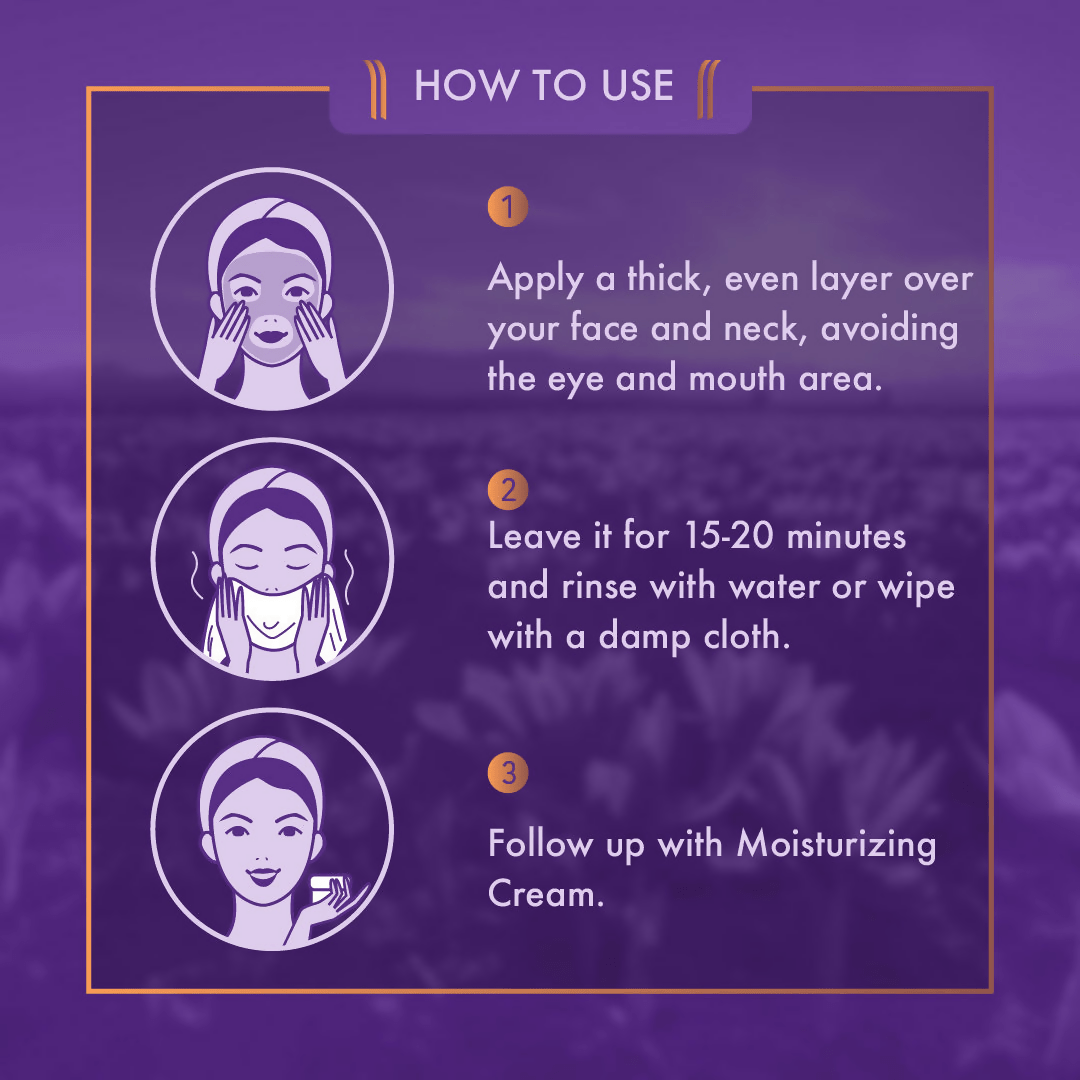 Ayuga Kashmiri Saffron Face Mask - Limited Time Offer - Swadesiicart