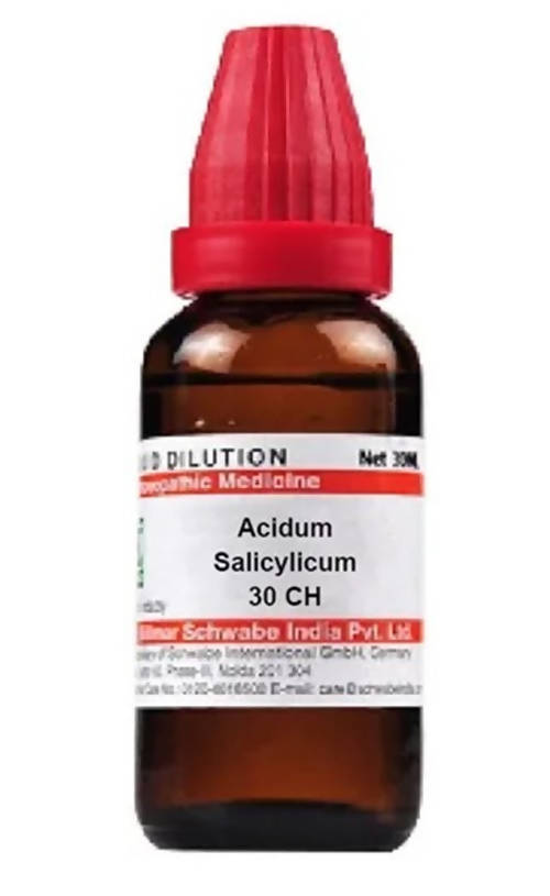 Dr. Willmar Schwabe India Acidum Salicylicum Dilution | Swadesiicart