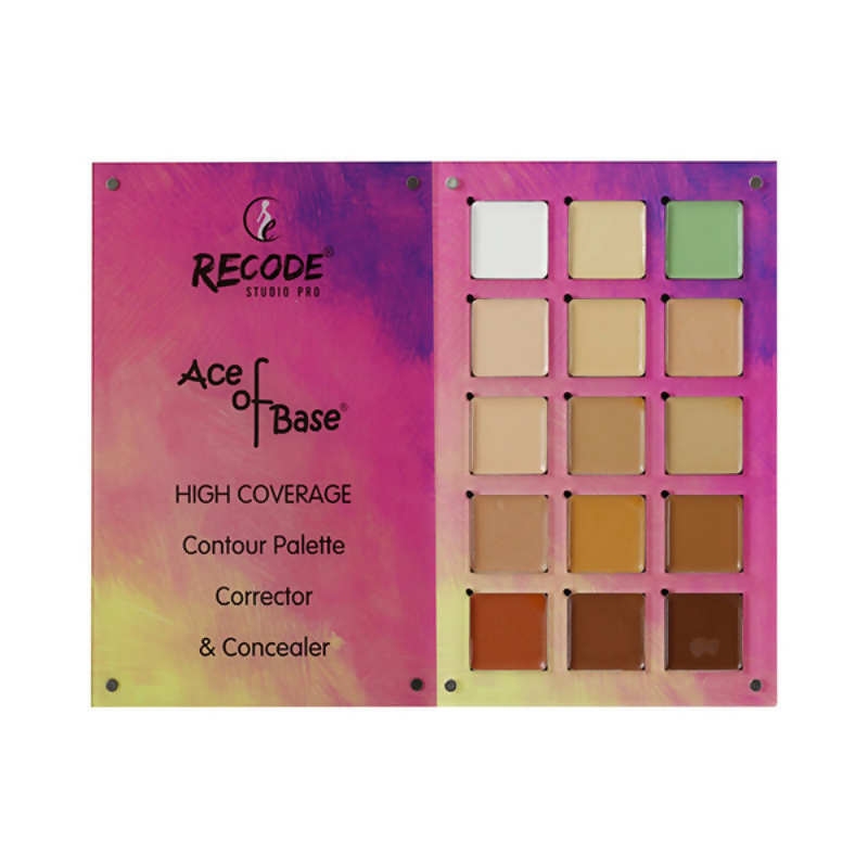 Recode Beauty Concealer, Colour Corrector & Contour Palette - Swadesiicart