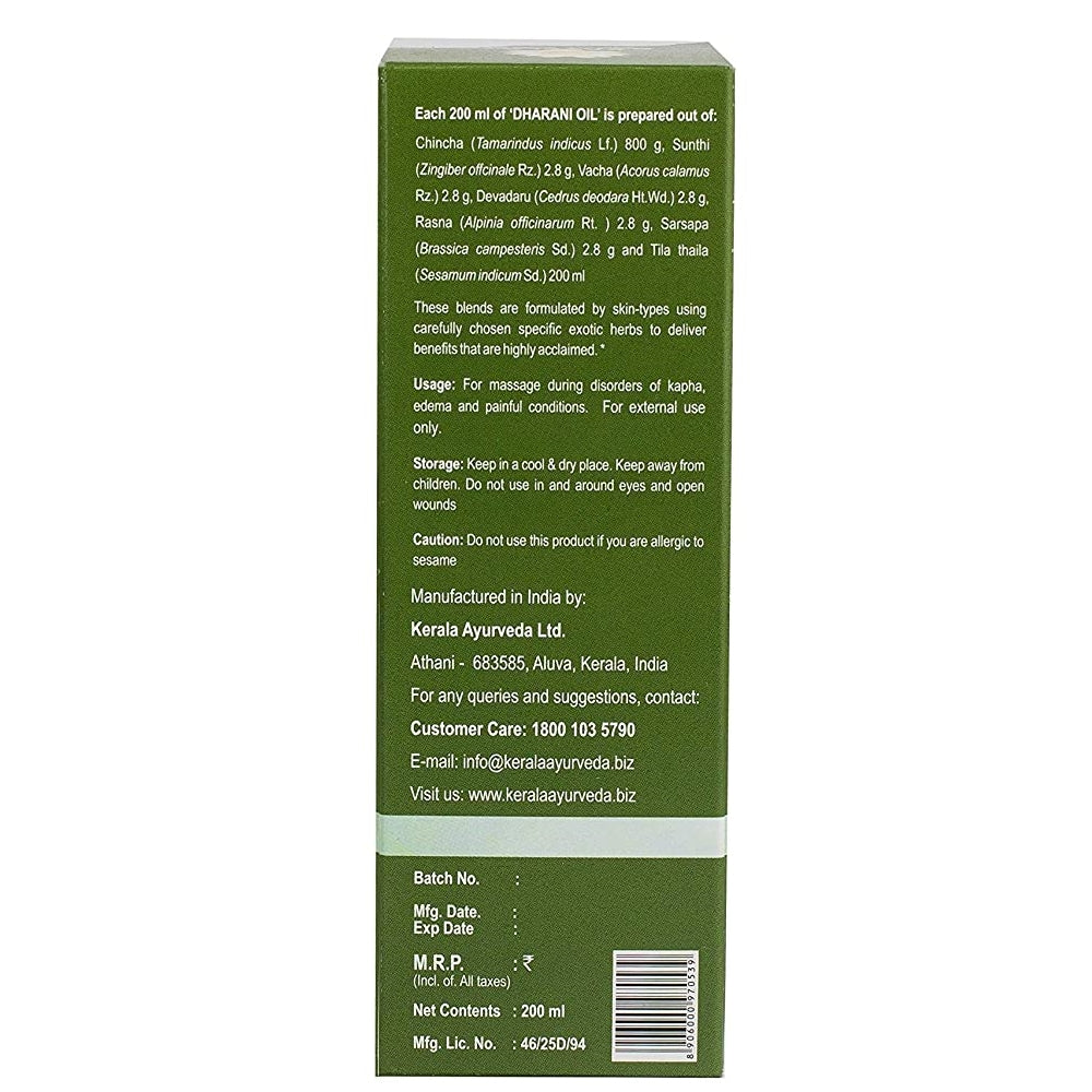 Kerala Ayurveda Dharani Oil | Swadesiicart