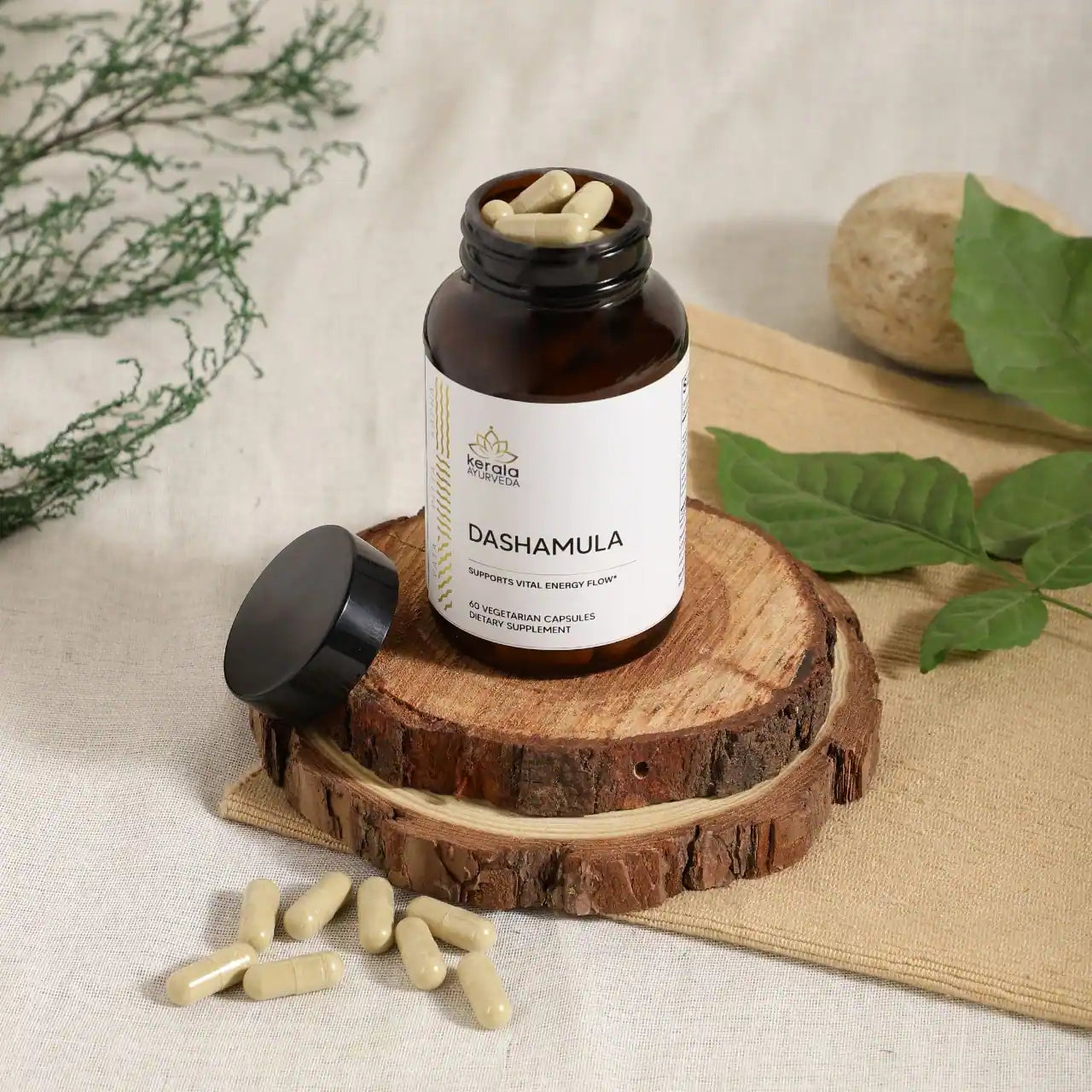 Dashamula - Eliminates Toxins and Supports Energy Flow (60 Veg Capsules)