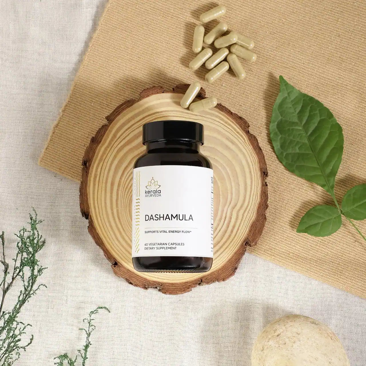 Dashamula - Eliminates Toxins and Supports Energy Flow (60 Veg Capsules)