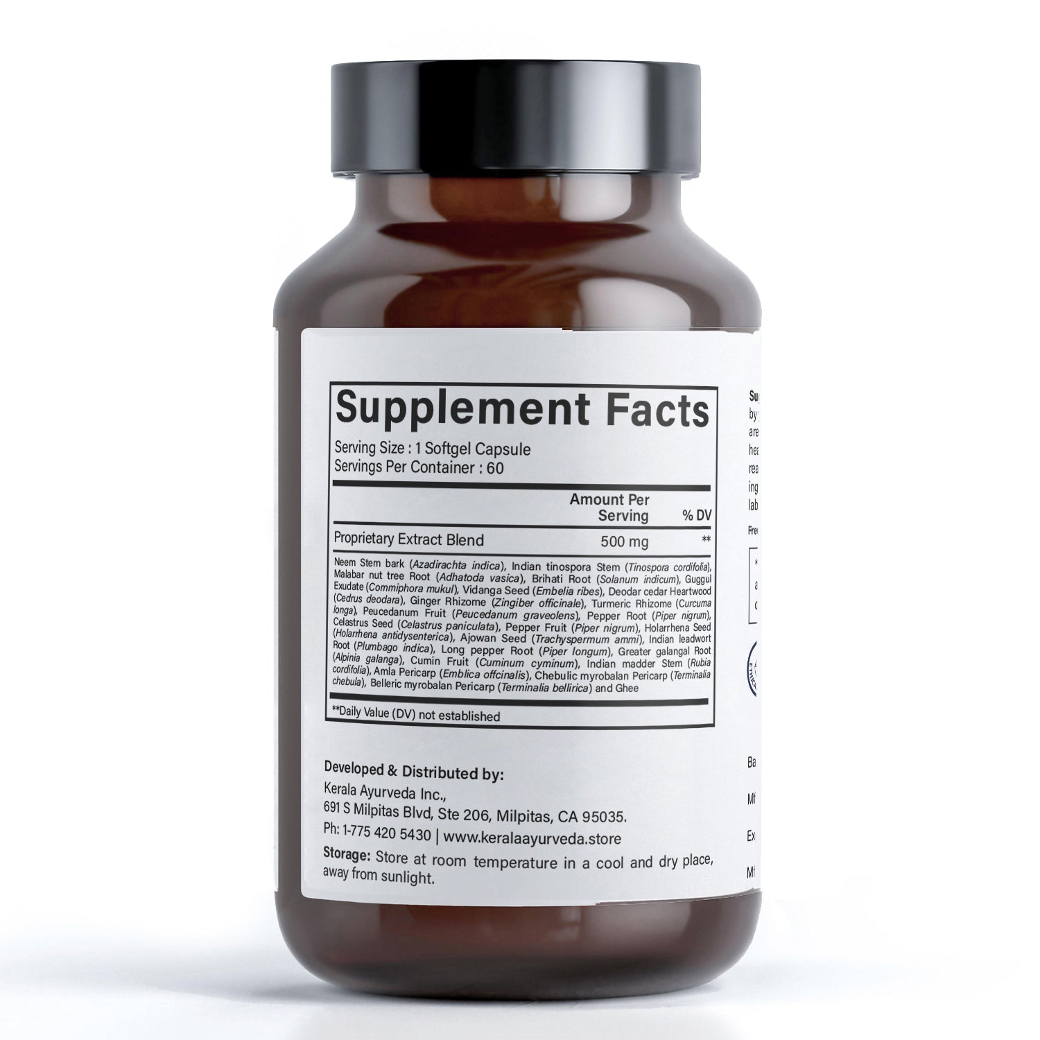 GT Capsules - Guggulu Tiktakam (90 Capsules)