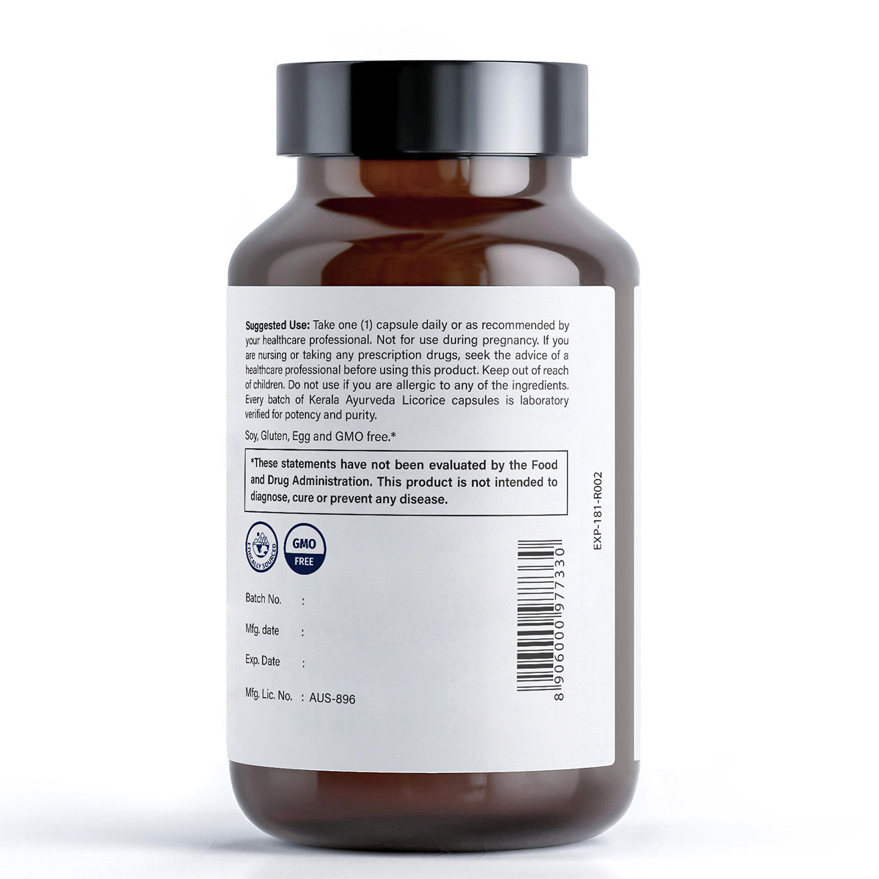 Licorice (60 veg capsules)