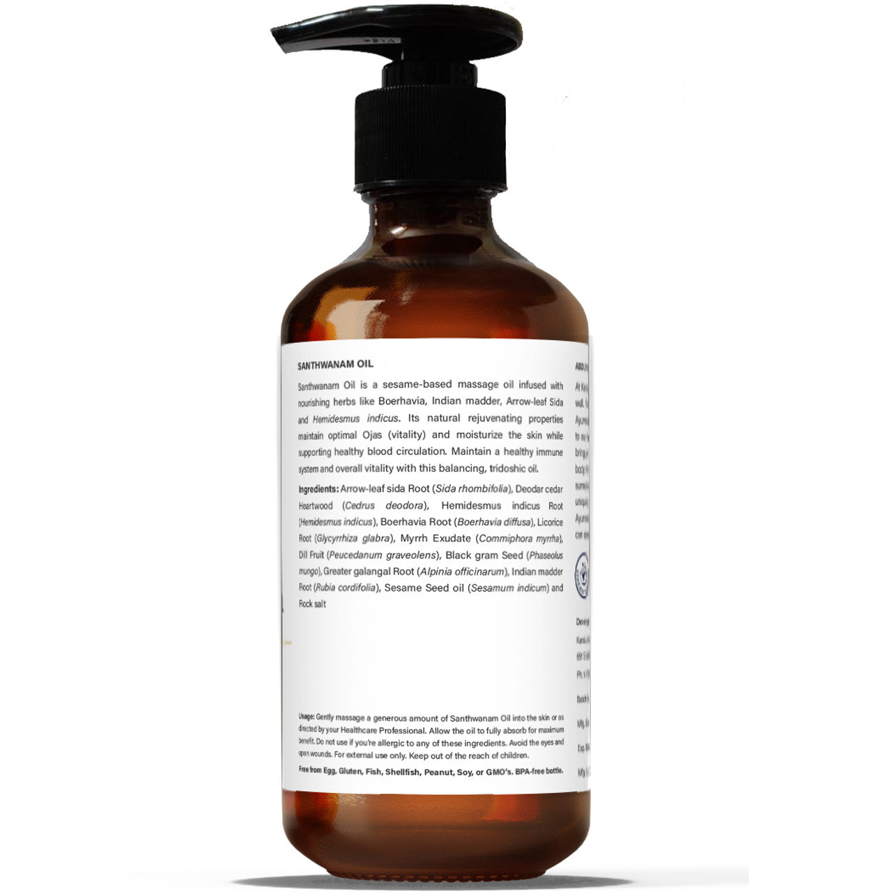 Revitalizing Body Oil - Santhwanam Oil