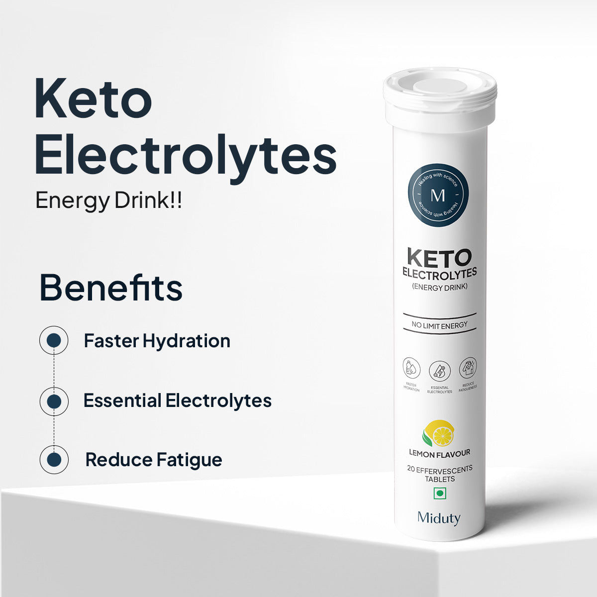 Miduty by Palak Notes Keto Electrolytes Tablets -Adults - Swadesiicart
