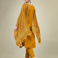 Jyoti Fashion Women's Mustard Cotton Blend Embroidery & Sequence work Kurta with Trouser & Dupatta | Swadesiicart