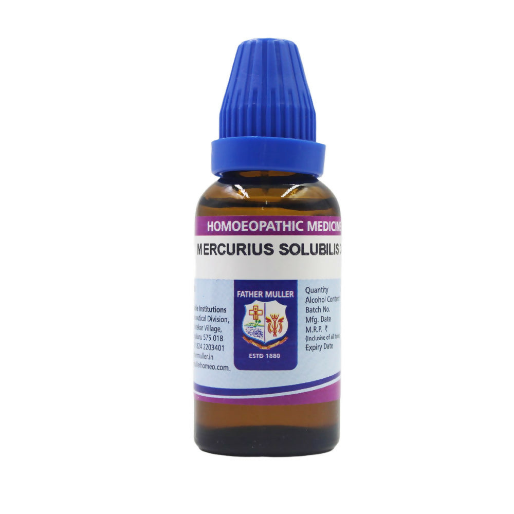 Father Muller Mercurius Solubilis Dilution