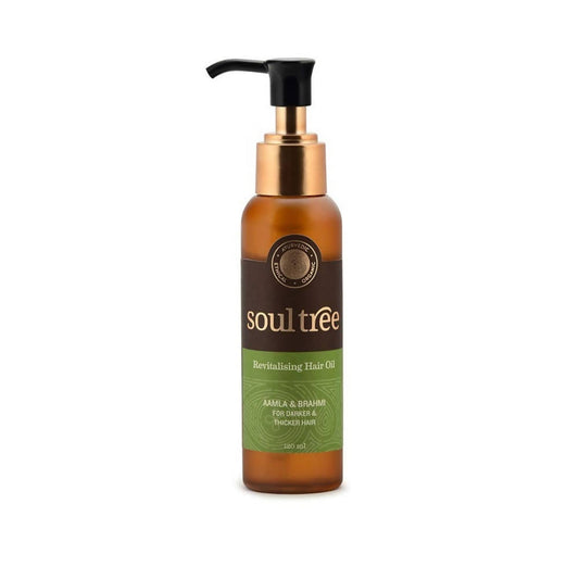 Soultree Revitalising Hair Oil with Aamla & Brahmi - Swadesiicart